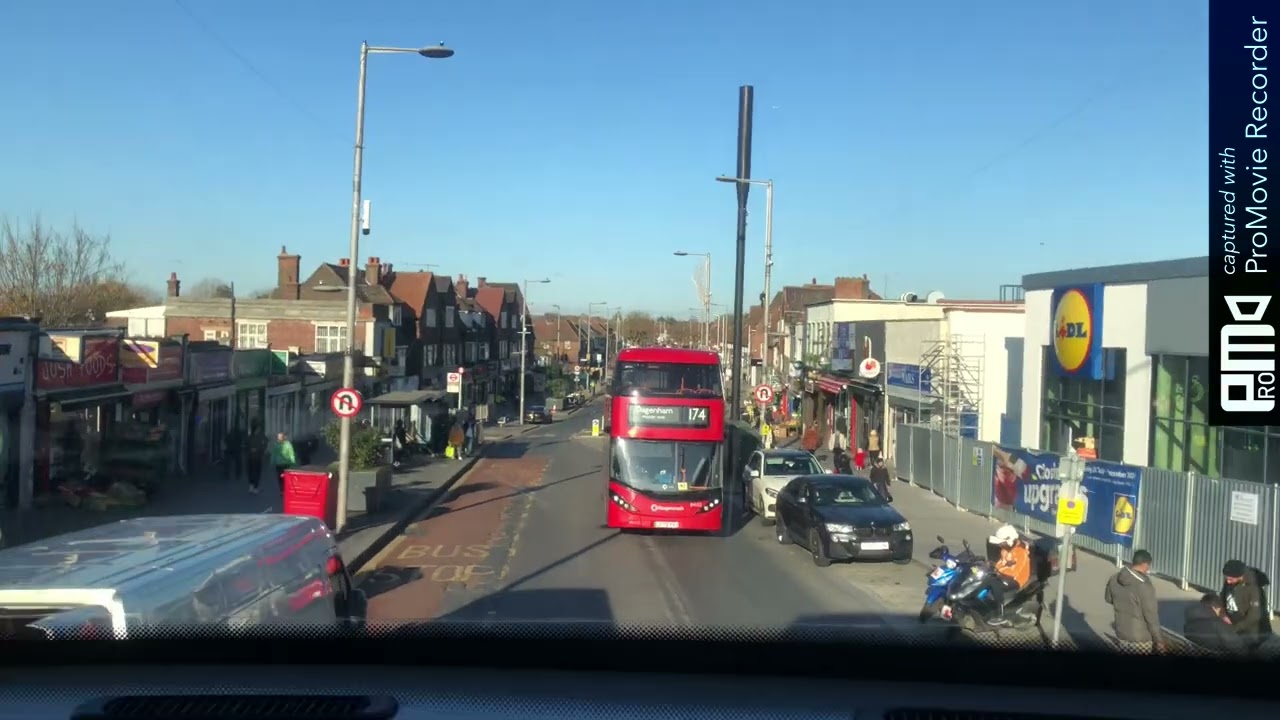 London Buses Route 174 84136 Stagecoach to Barking & Dagenham College Part 1