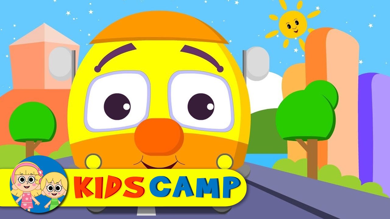 The Wheels on the Bus | Nursery Rhymes And Kids Songs by KidsCamp