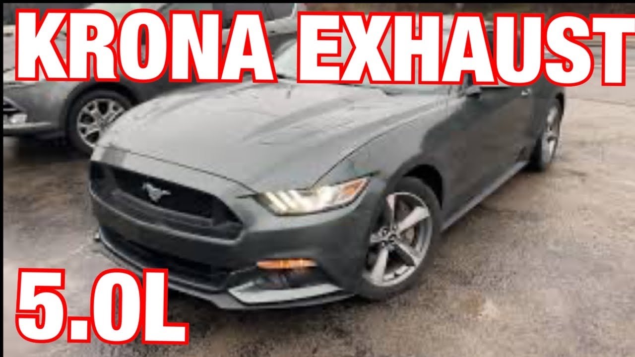 2016 Ford Mustang DUAL EXHAUST w/ Krona Exhaust System!