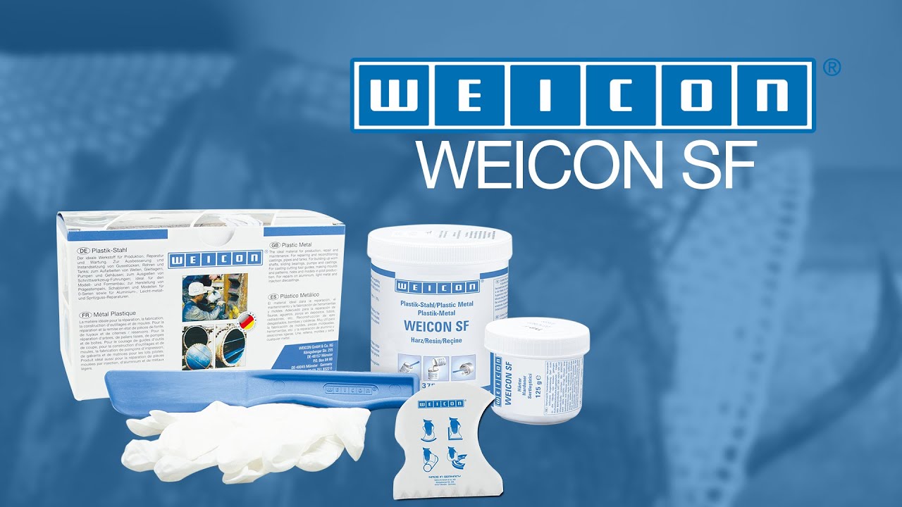 Leck in einer Wasserleitung abdichten | Plastik-Stahl WEICON SF