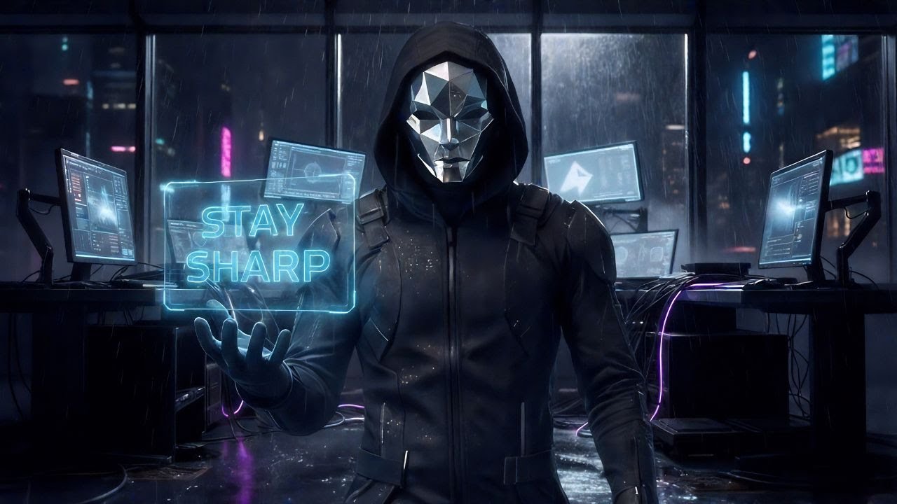 STAY SHARP – Cyberpunk Focus Music | Industrial Beats for Deep Work