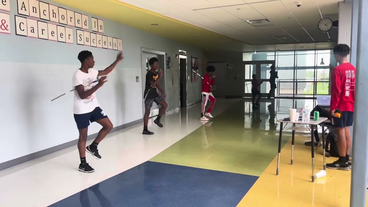 Abe Drill Team  Sword line - Introducing the newest member to our award winning team - E3