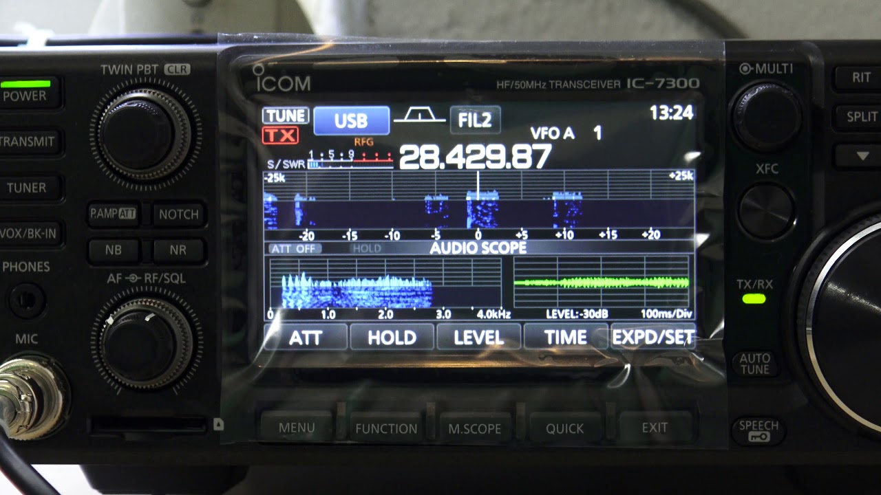 Мой новый Icom 7300! Он просто потрясающий!!