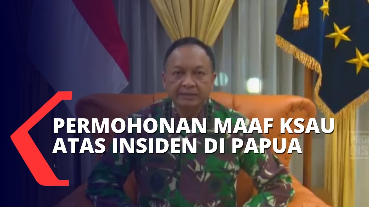 Soal Insiden Oknum TNI Injak Kepala Warga Papua, KSAU Minta Maaf dan Pastikan Pelaku Ditindak Tegas