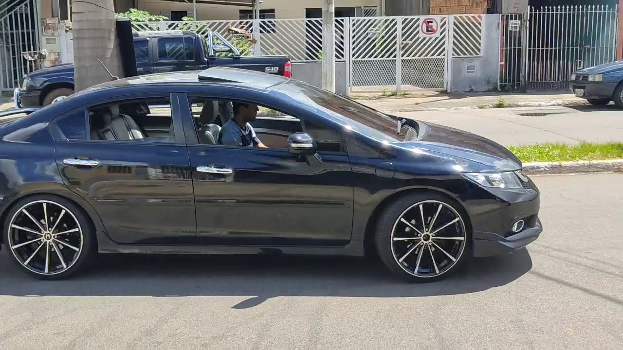 Instalando Rodas Aro 20 e Molas esportivas - Honda Civic G9 EXS