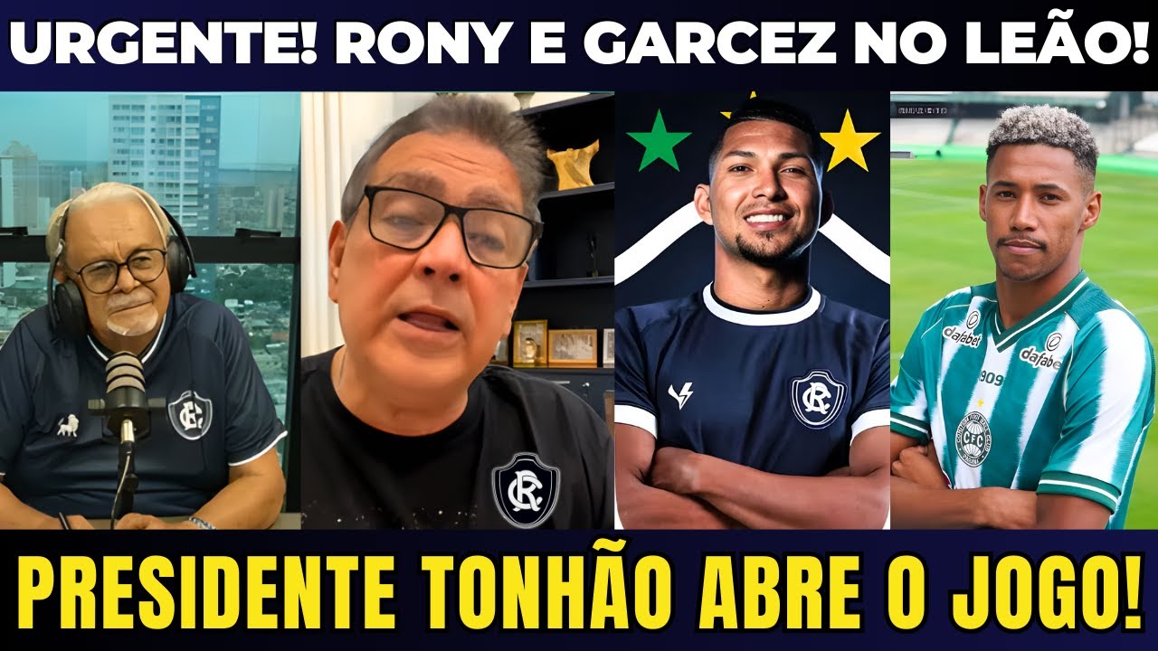 👉GARCEZ E RONY NO REMO: TONH&Atilde;O REVELA OS BASTIDORES DO CLUBE DO REMO NA S&Eacute;RIE A! Le&atilde;o Azulino