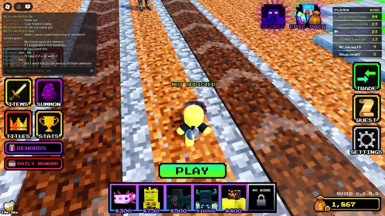 Give away in Roblox Craft td