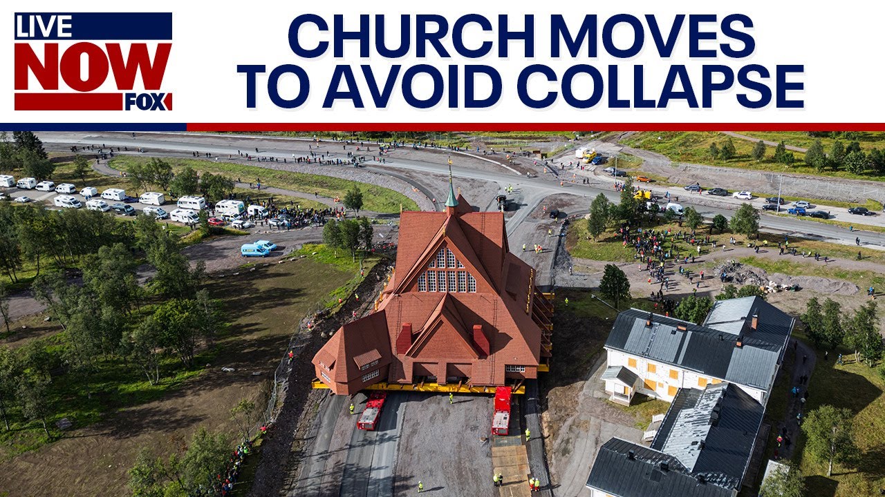 Historic Swedish church moves to avoid being swallowed by mine | LiveNOW from FOX