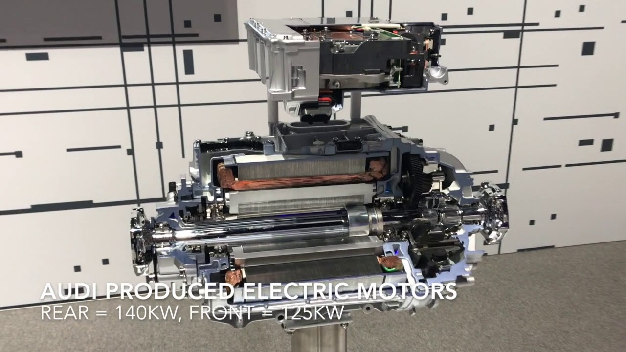 Audi e-tron drivetrain and battery