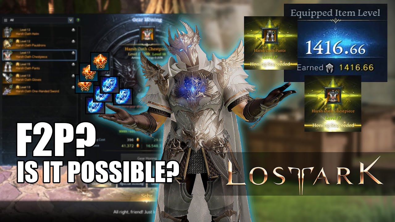 IS IT POSSIBLE? Going from 1400 to 1415 as F2P | Lost Ark