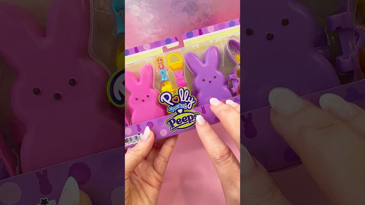 Polly Pocket Peeps Part 1 🐰🐤#pollypocket #miniworld #peeps #minidoll #unboxingtoys