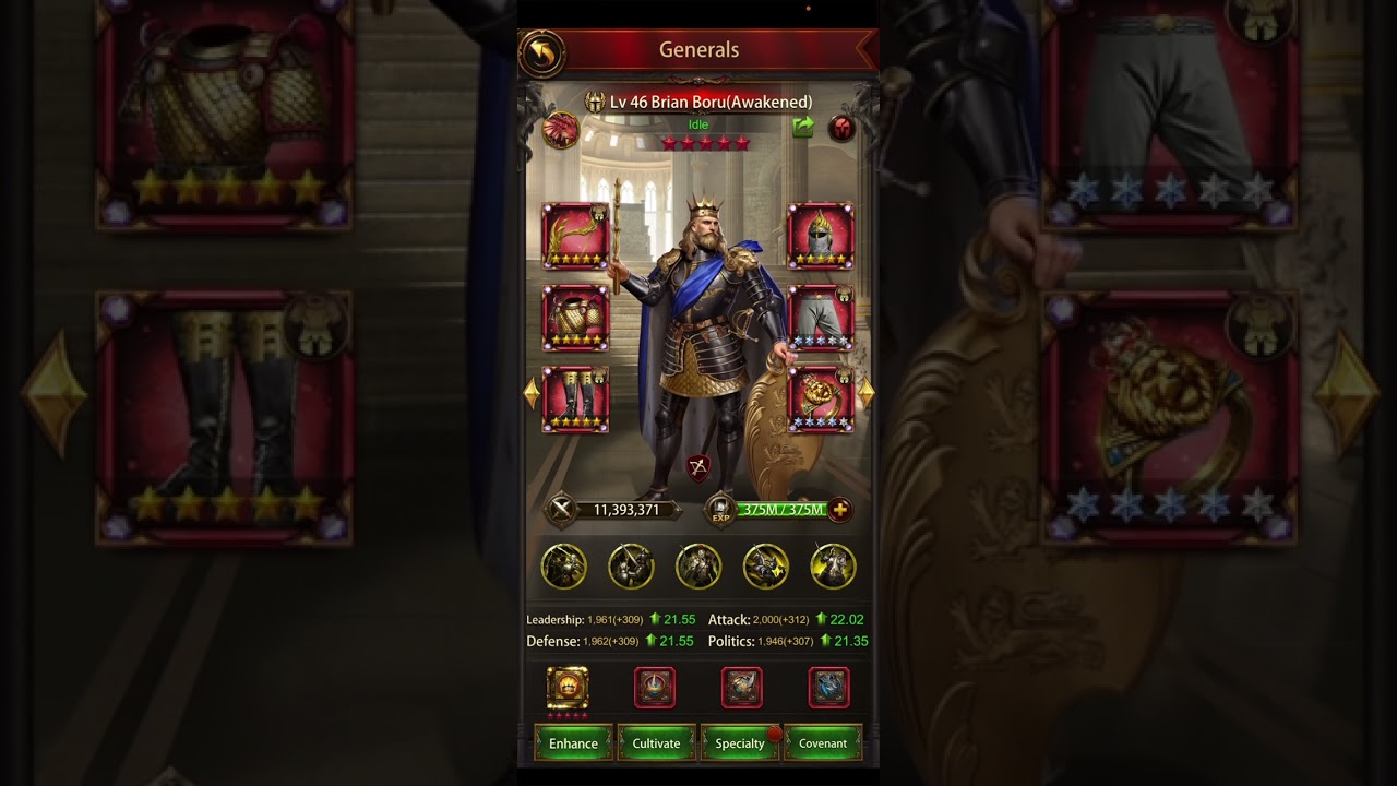 Covenants. How do you keep track of the generals that are in covenants?