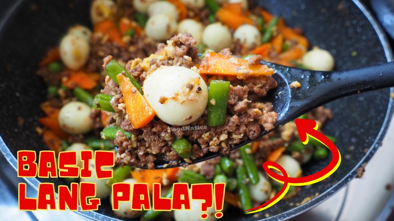 TURUAN KO KAYO KUNG PAANO PASARAPIN ANG SIMPLENG BEEF GINILING..