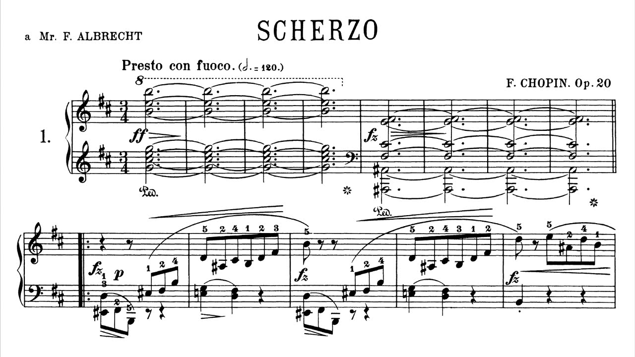 Chopin - Scherzo No.1 (Nelson Freire, piano)