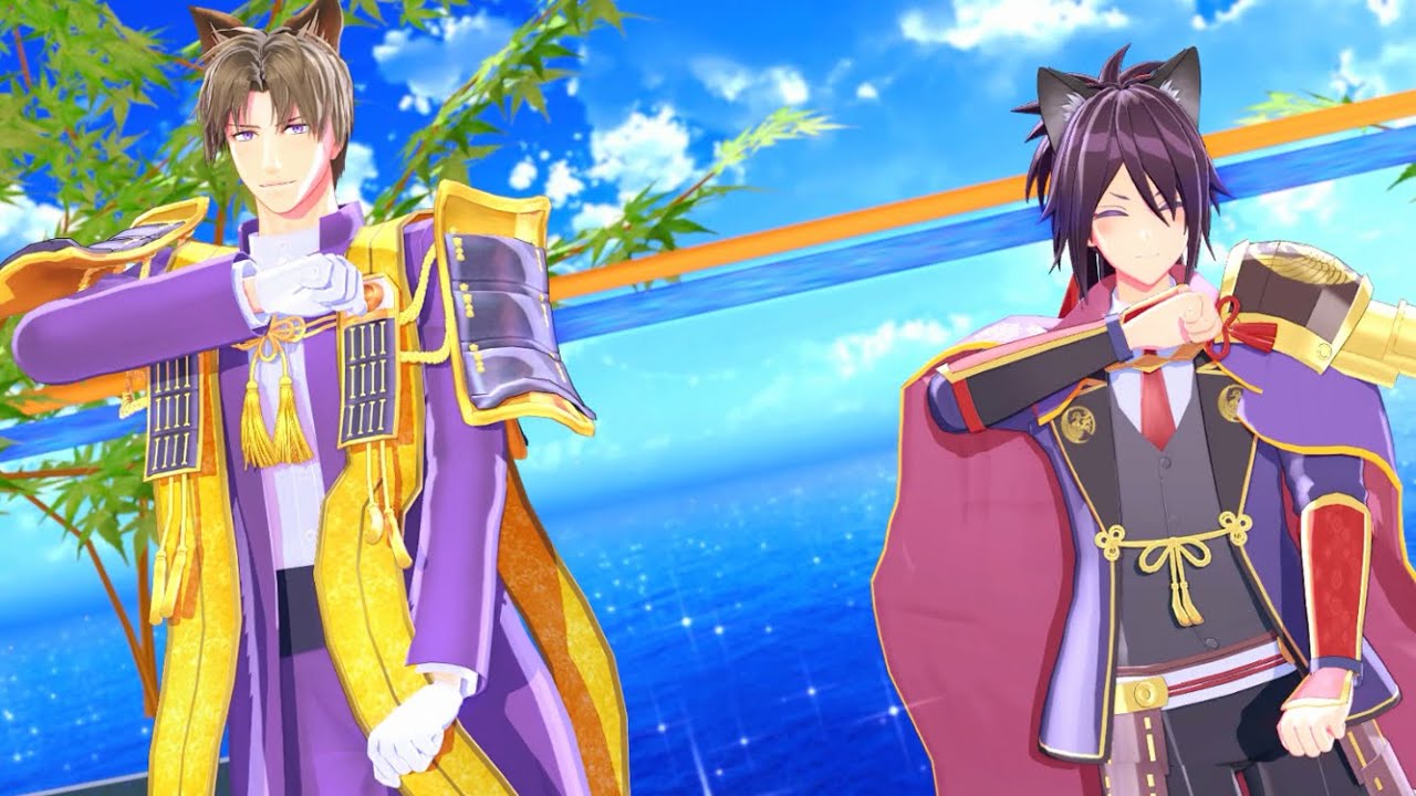 【MMD刀剣乱舞】鍛刀祈願＆ねこみみスイッチ【不動極＆長谷部】