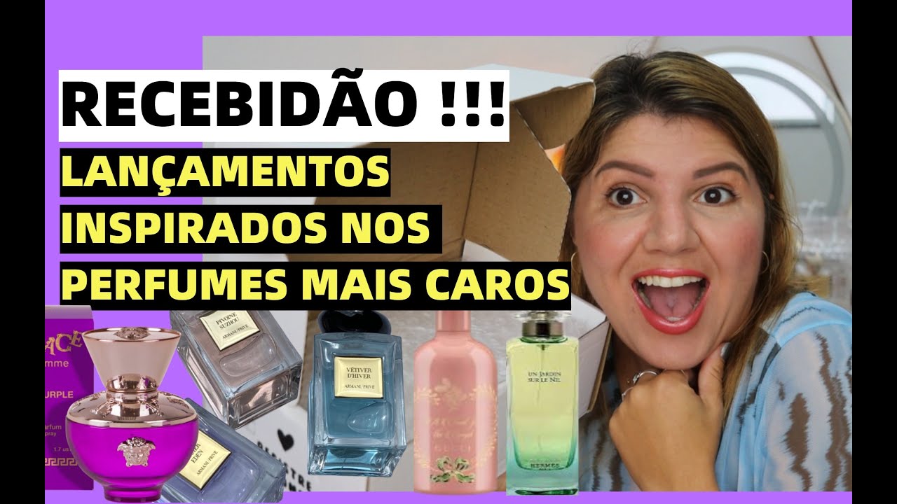 RECEBIDÃO DE PERFUMES BRAND COLLECTION MEGA PARECIDOS COM OS PERFUMES MAIS CAROS