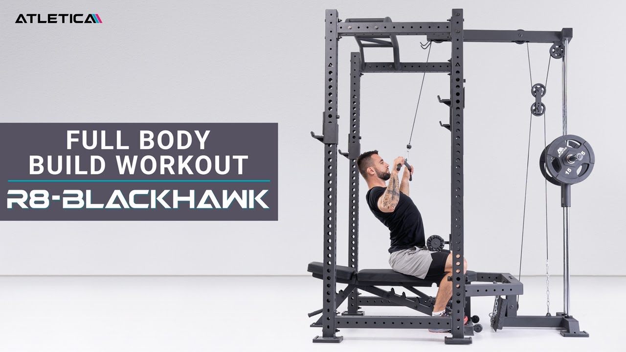 ATLETICA Power Racks Series - R8 BlackHawk - Full Body Workout