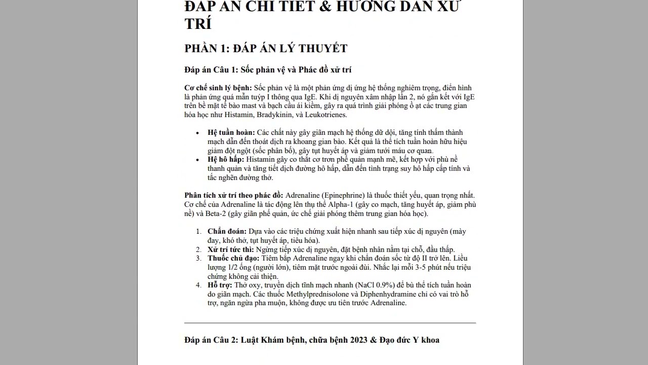 Đề cương + Bộ 10 đề luyện thi lý thuyết + thực hành Hội thi tay nghề bác sĩ giỏi 2026