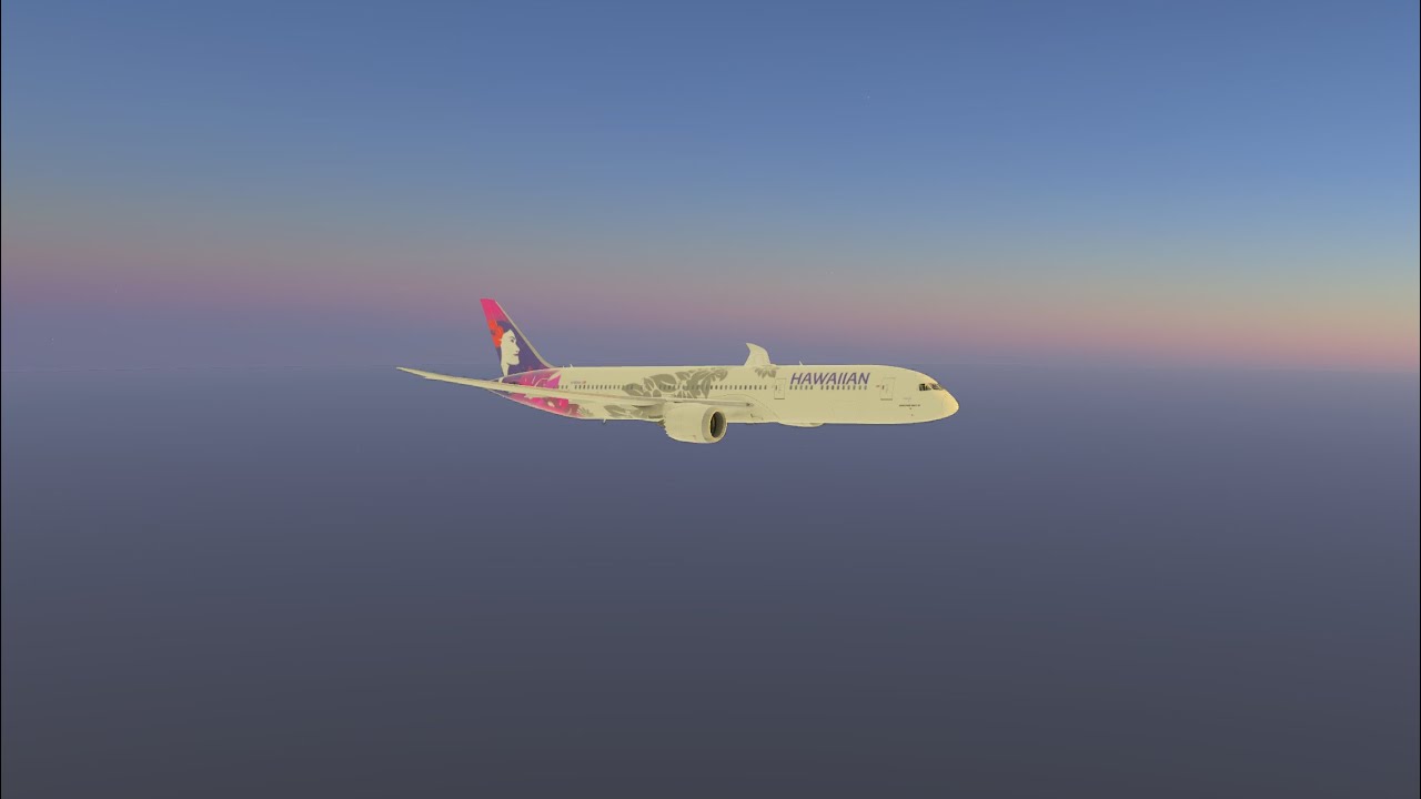 Hawaiian Airlines Boeing 787-9 Dreamliner Seattle to Seoul Infinite Flight open beta