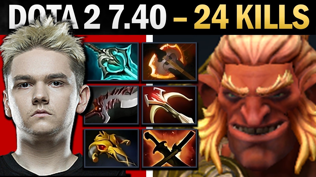 Troll Pro Carry with 24 Kills and Daedalus - Dota 7.41