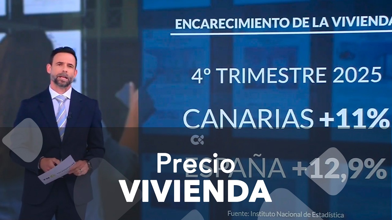 El precio de la vivienda libre en Canarias sube un 11,8% en 2025, según el INE