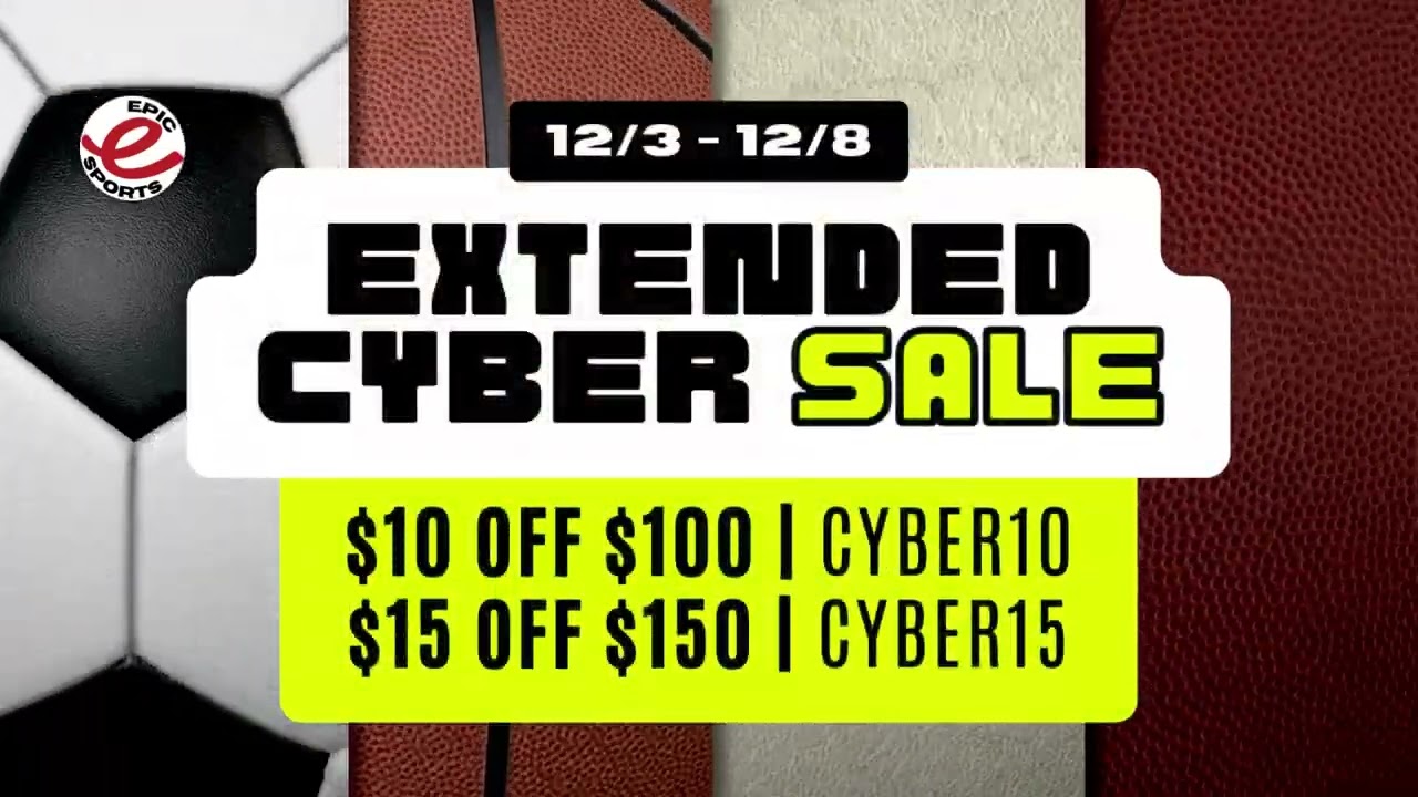 Cyber Week Sale: Save Big on Apparel, Sports Gear & More - 12/3 to 12/8!