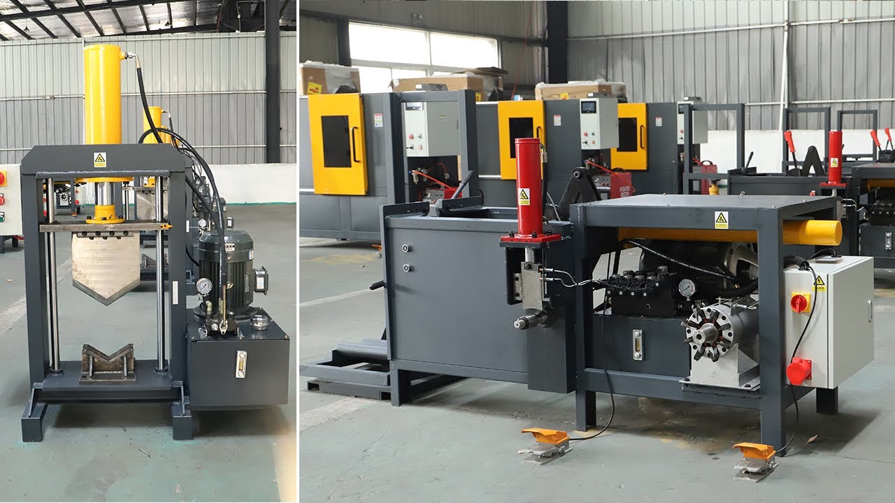 3-Function Motor Stator Recycling Machine with Cutting, Extract and Pulling
