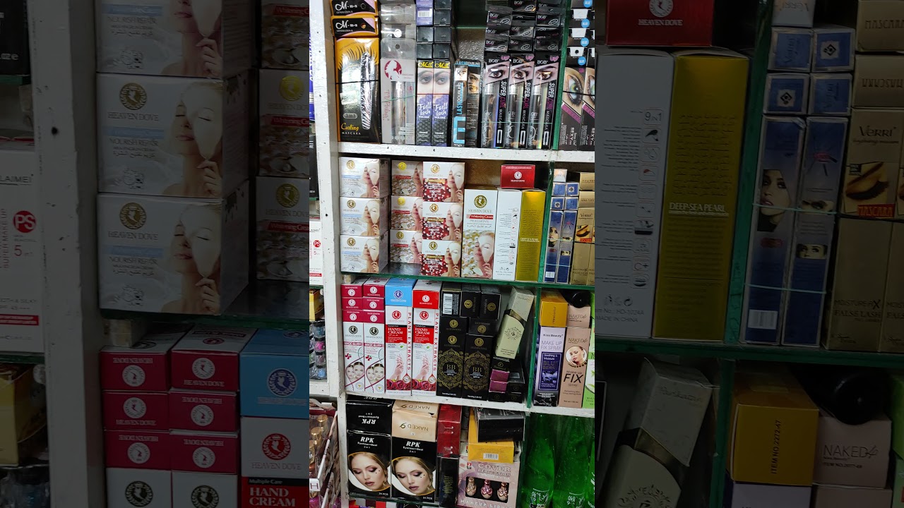 Niaz Gul Cosmetic Shop Peshawar - Lipstick- mascara - eyeliner - makeup video - hair oil - shampoo