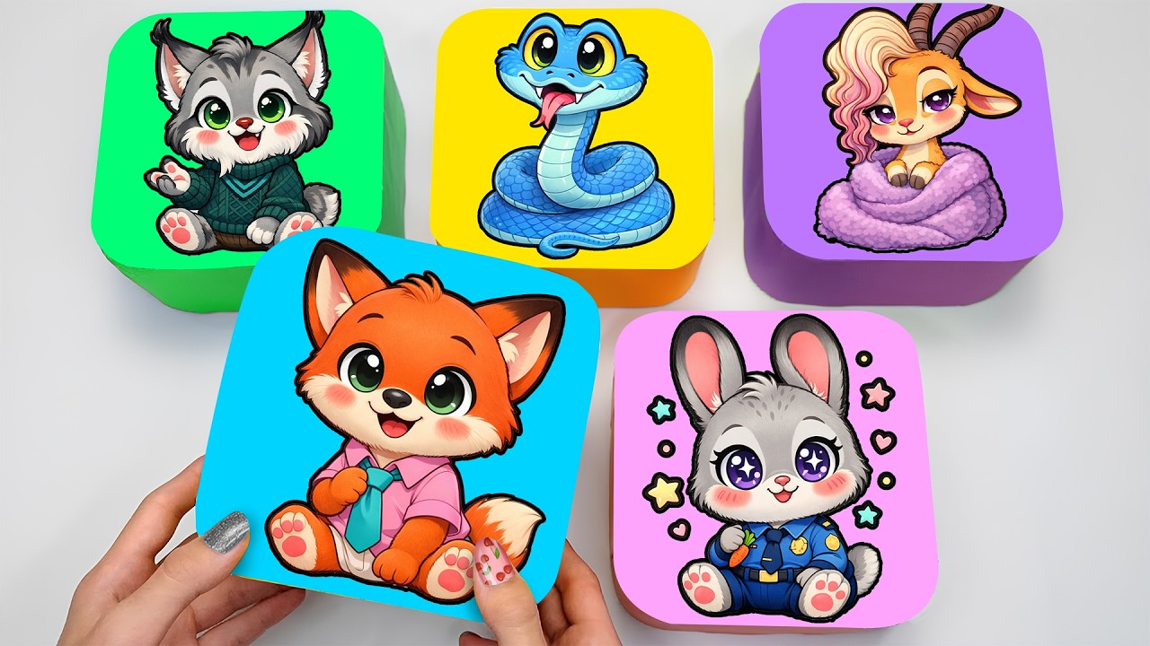 💜 Paper DIY💜 ZOOTOPIA 2 Paper Blind BOX Cute Unboxing - Zootopia Surprise | How to make blind bag