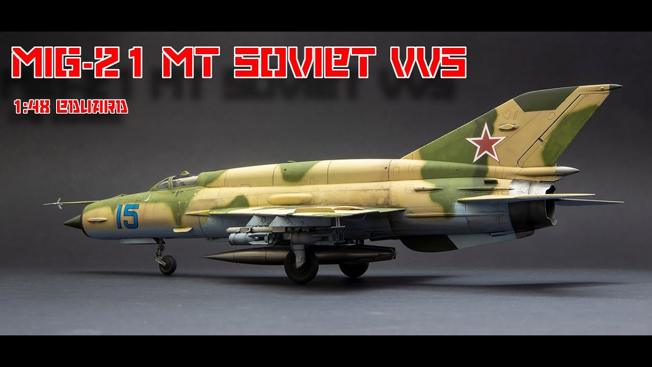 MiG-21 MT SOVIET VVS 1:48 EDUARD Full Video Build