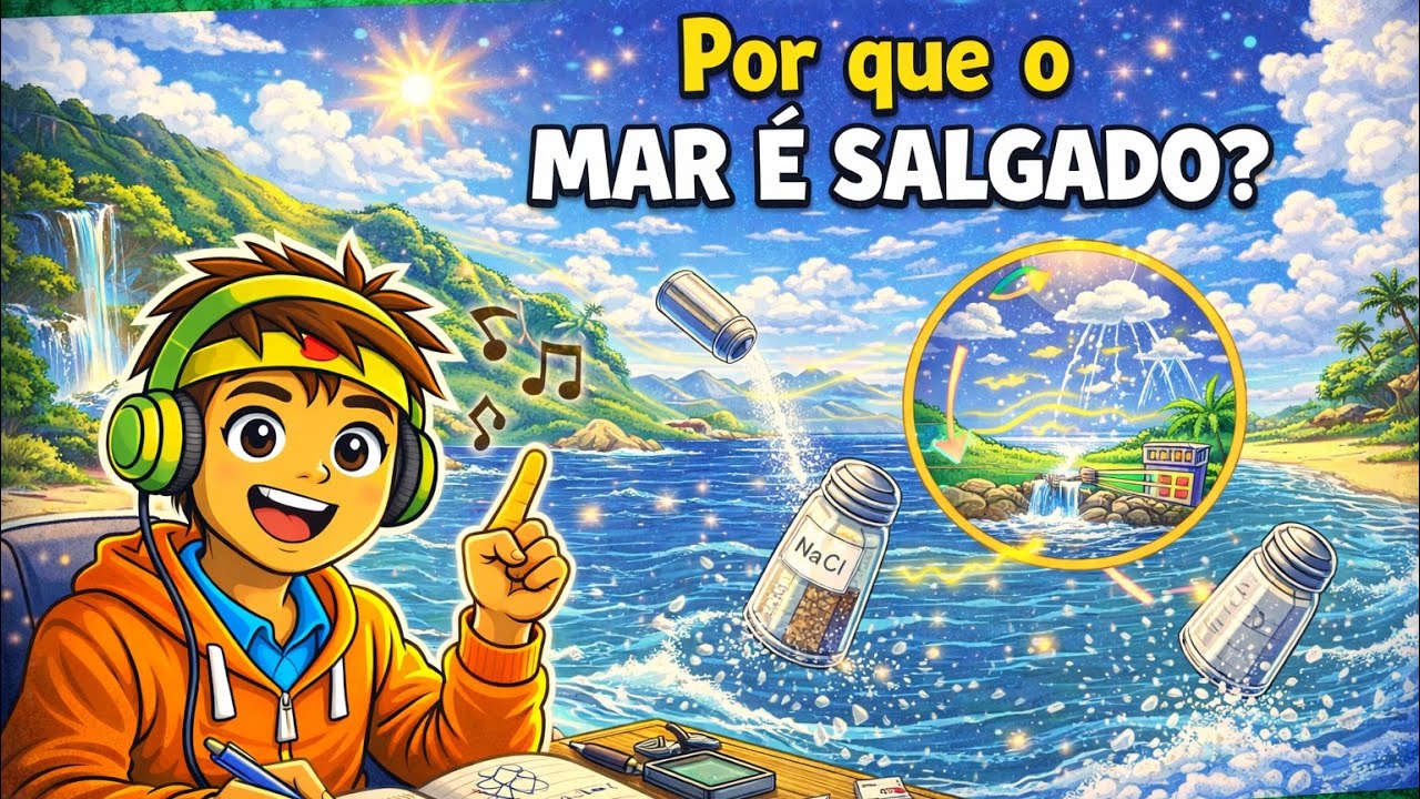EP10- Por que o mar é salgado? 🌊🧂 | Reggae do Saber (Música Educativa)