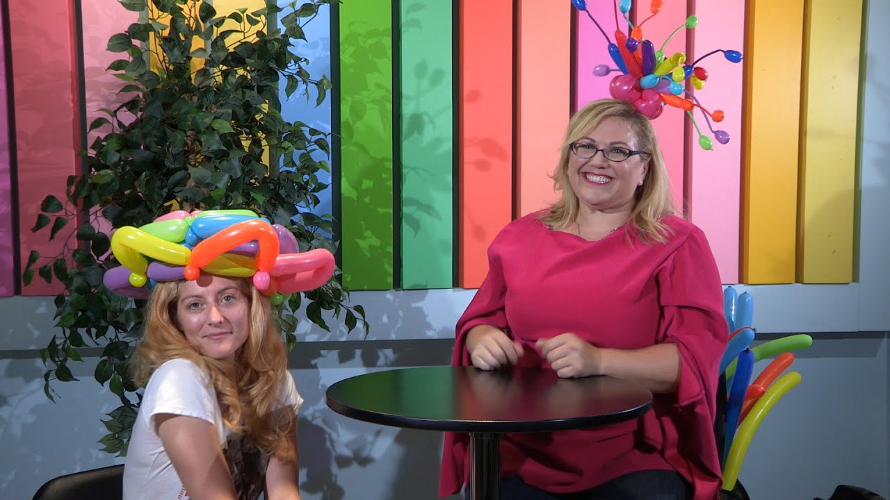 Balloon Hat- Woven Bonnet Style ~ Balloon Animals Tutorial