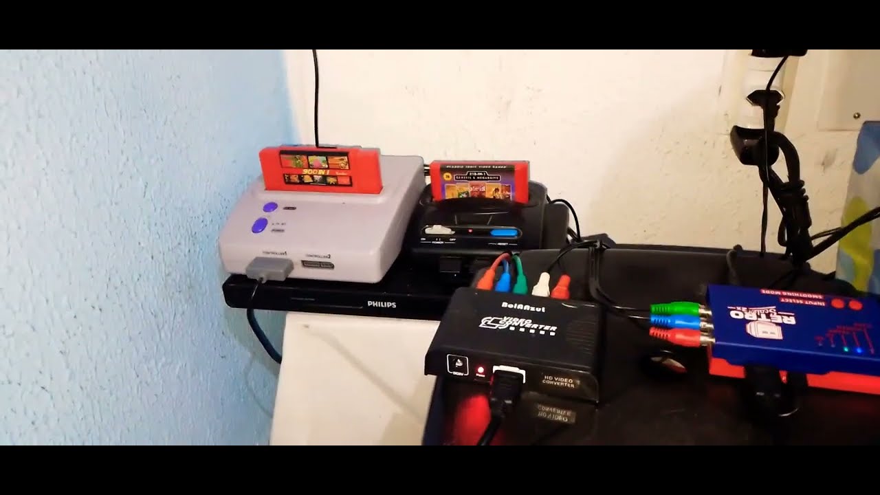 conversor HD para componente  +Retro Scaler 2X uma combinação perfeita