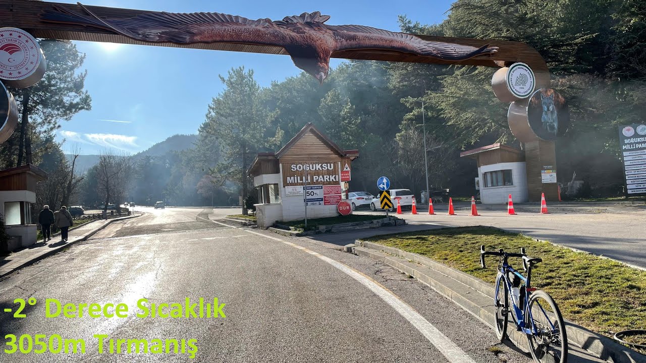 230 km Bisiklet Turu: Ankara - Soğuksu Milli Parkı - Kızılcahamam Bölüm 1(-2° Sıcaklık)