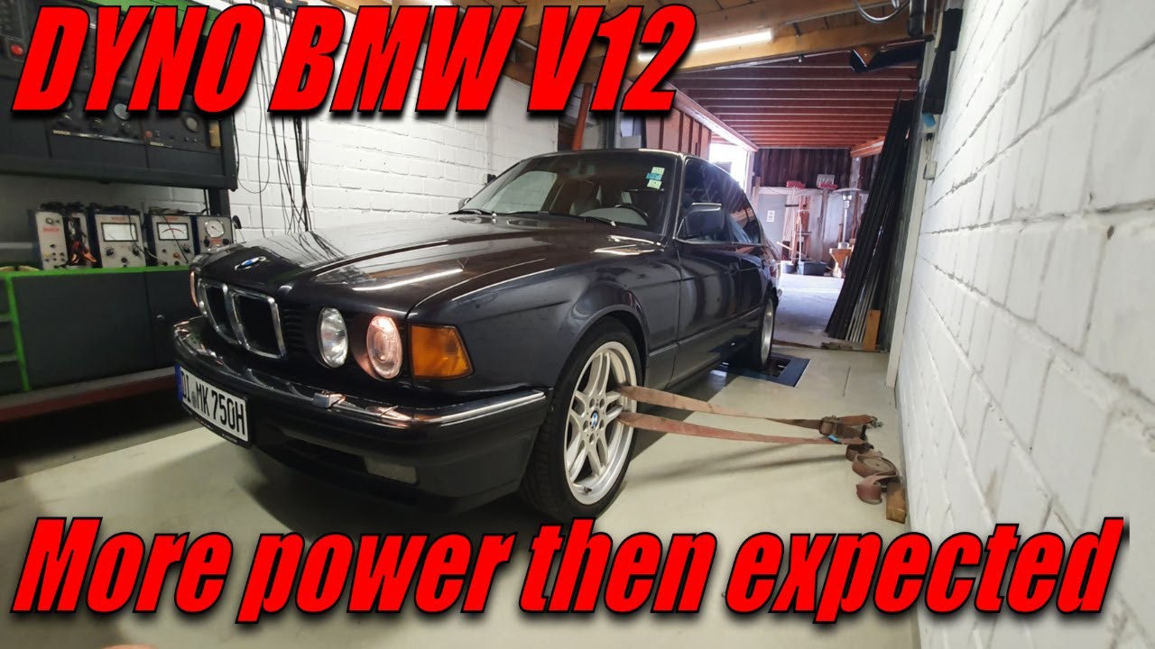 BMW E32 750i V12 на динамометре: мощность больше, чем при измерении производительности? Эпизод 2