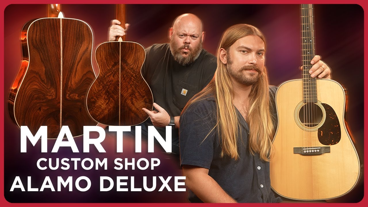 We Take Martin Deluxe Up A Notch! Alamo Exclusive Custom Shop Deluxe Guitars