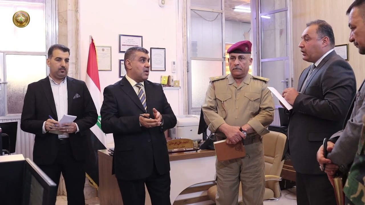 الأمين العام لوزارة الدفاع يجري جولة تفقدية لمديرية نظم المعلومات وأقسام وشعب المكتب