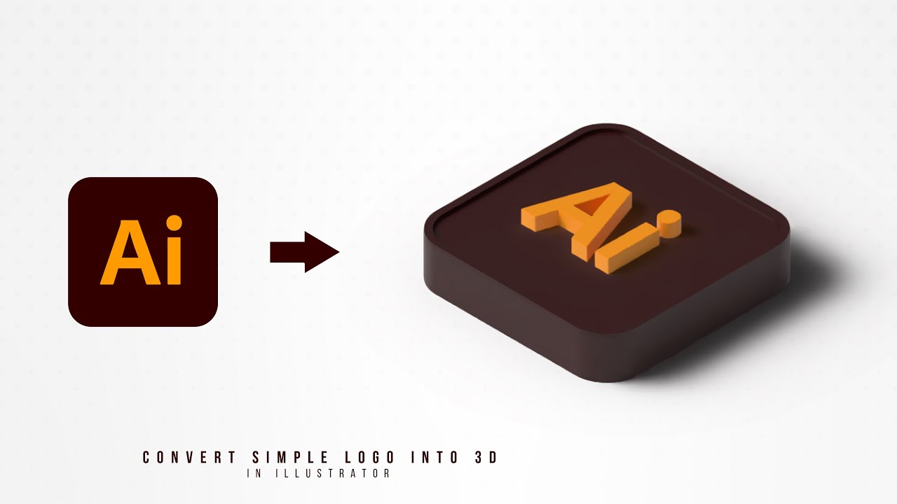 Преобразование плоских иконок в 3D-иконки | Adobe Illustrator | 3D-искусство