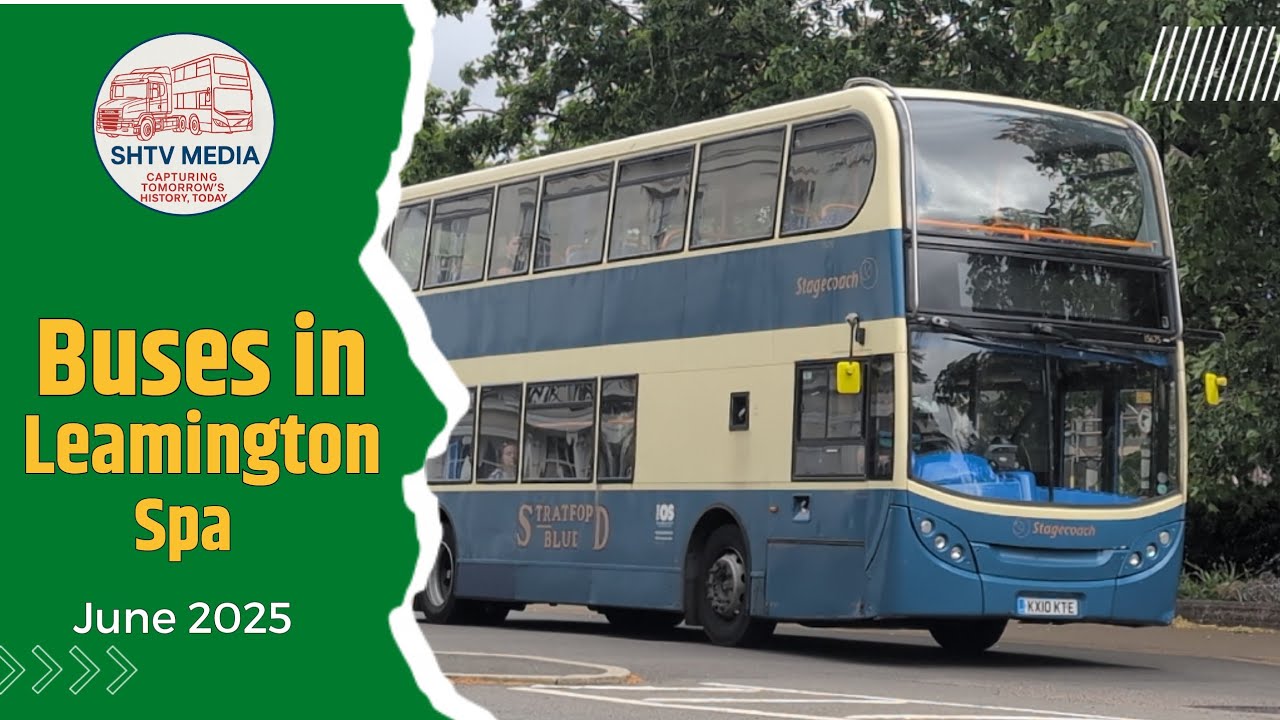 🚌 Buses in Leamington Spa | June 2025 Bus Spotting Highlights