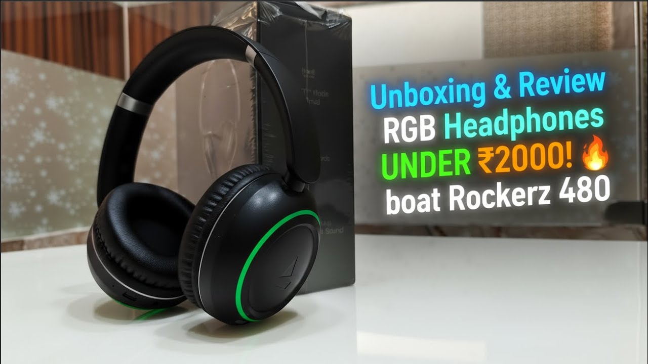 boAt Rockerz 480 Full Review | RGB Lights, Gaming Mode, Sound Test & Setup | Best Budget Headphones