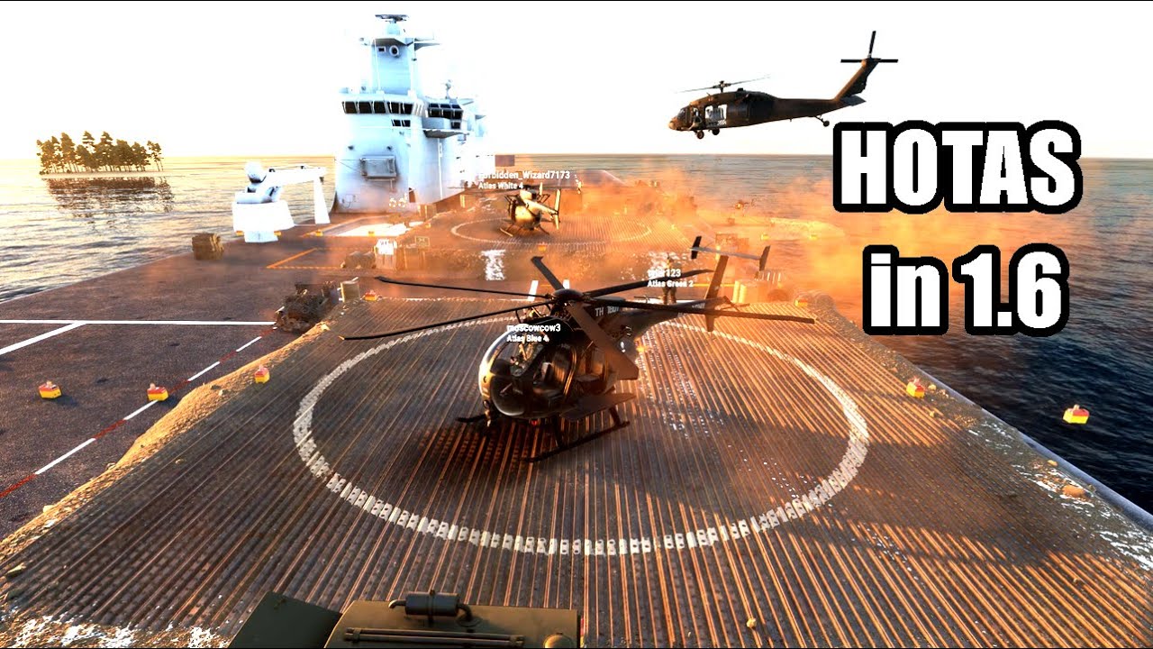 Flying with HOTAS and I received a WARNING in Reforger 1.6