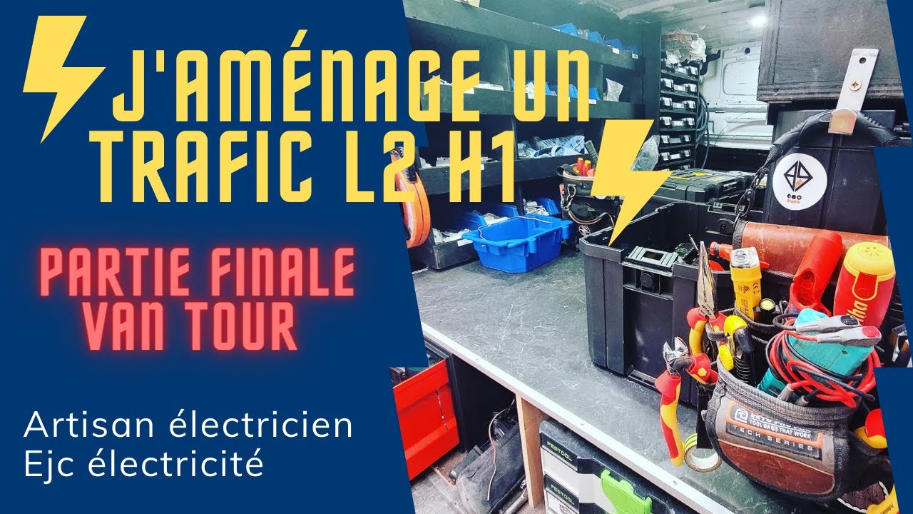 VAN TOUR #electricien #artisan #amenagementutilitaire #électricien #electrician