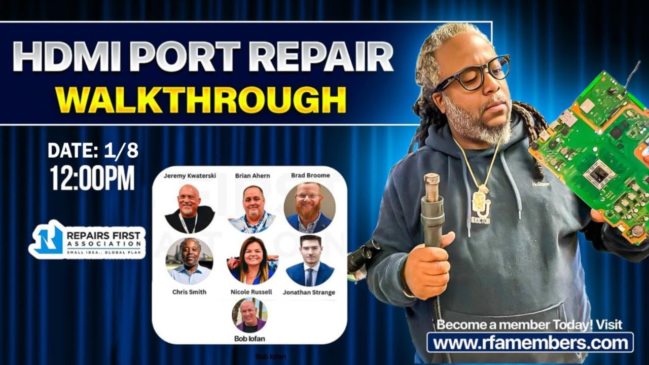 HDMI Port Repair Walkthrough