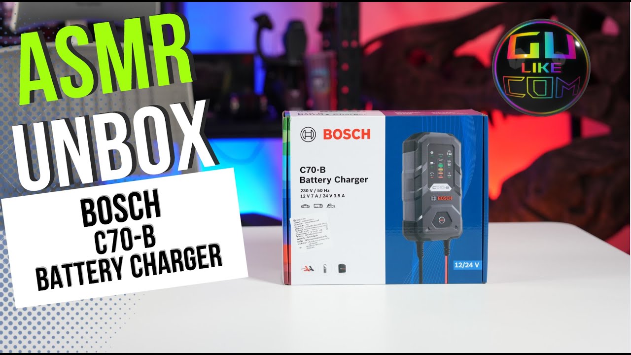 ASMR UNBOX BOSCH C70 B BATTERY CHARGER 4K