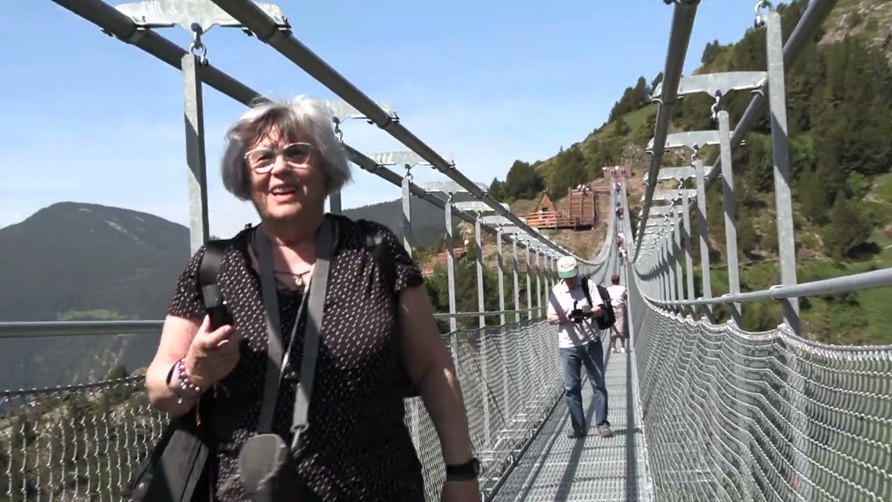 PUENTE TIBETANO  CANILLO ANDORRA