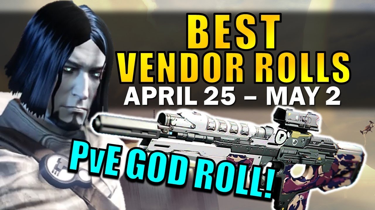 Destiny: PvE GOD ROLL SCOUT RIFLE! | BEST VENDOR ROLLS! (April 25th - May 2nd) Age of Triumph