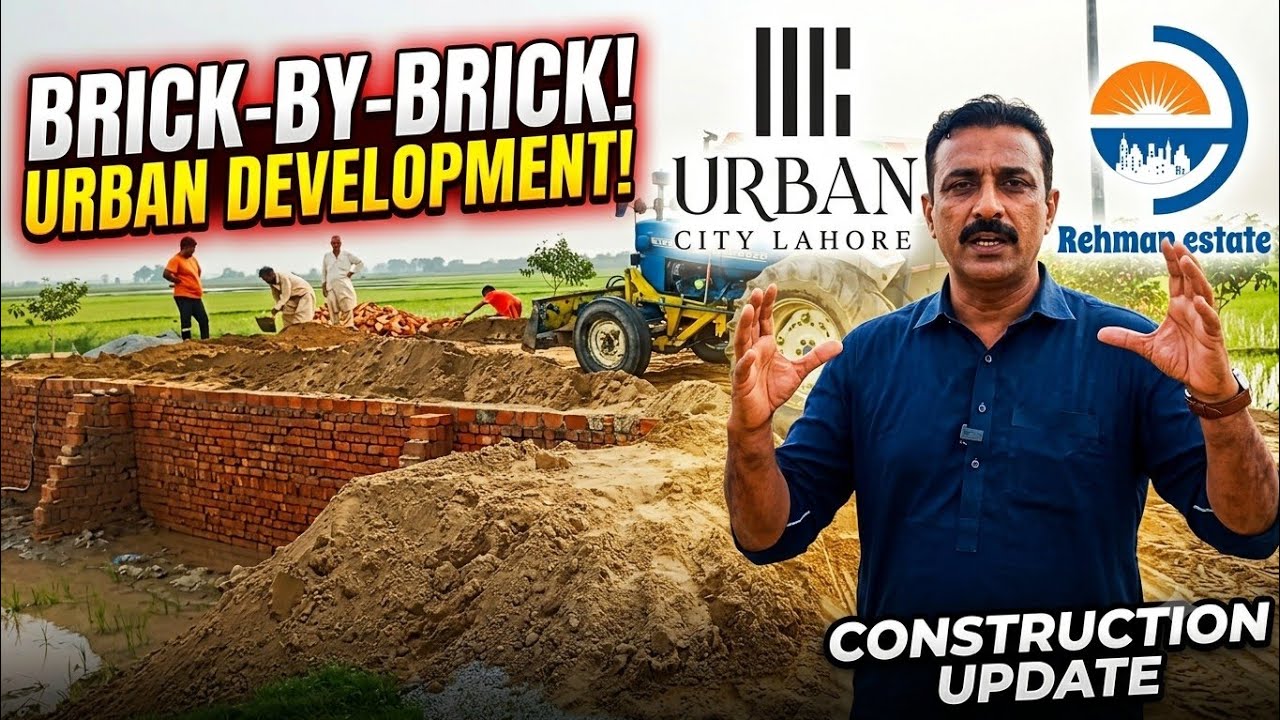Urban city Lahore | construction complete updates| watch till end 