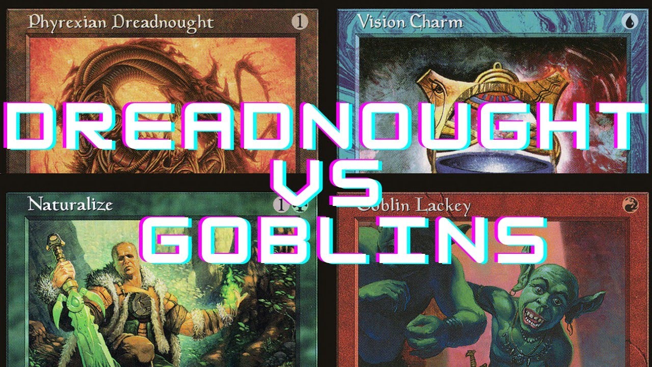 RG Goblins vs Dreadnought | БУМАЖНЫЙ ГЕЙМПЛЕЙ MTG ДО-МОДЕРН | Импульсные игры
