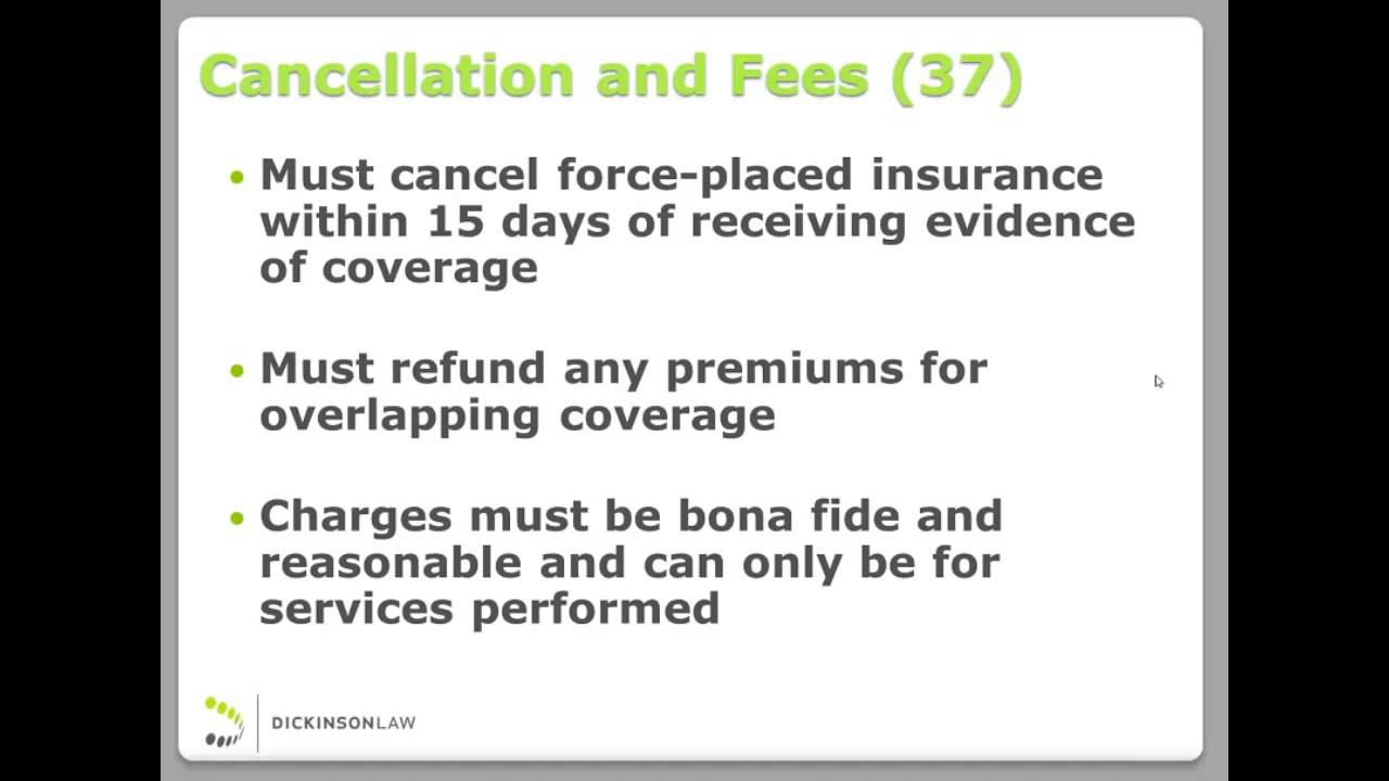 Force Placed Insurance