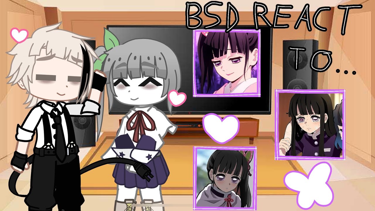 BSD react to F Y/N as Kanao Tsuyuri (🇧🇷🇺🇸🇪🇸) (ship: Atsushi x F Y/N) (olhem a descrição)